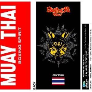 ผ้าคลุมไหล่ลายยันต์ 8 ทิศ – thai art talisman ขนาด 70 × 170 ซม. clone