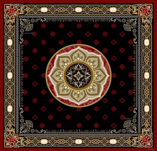 ผ้าพันคอลายแมนดาลาทอง – golden mandala ขนาด 90 × 90 ซม. ผ้าพันคอลายแมนดาลาทอง – golden mandala ขนาด 90 × 90 ซม.